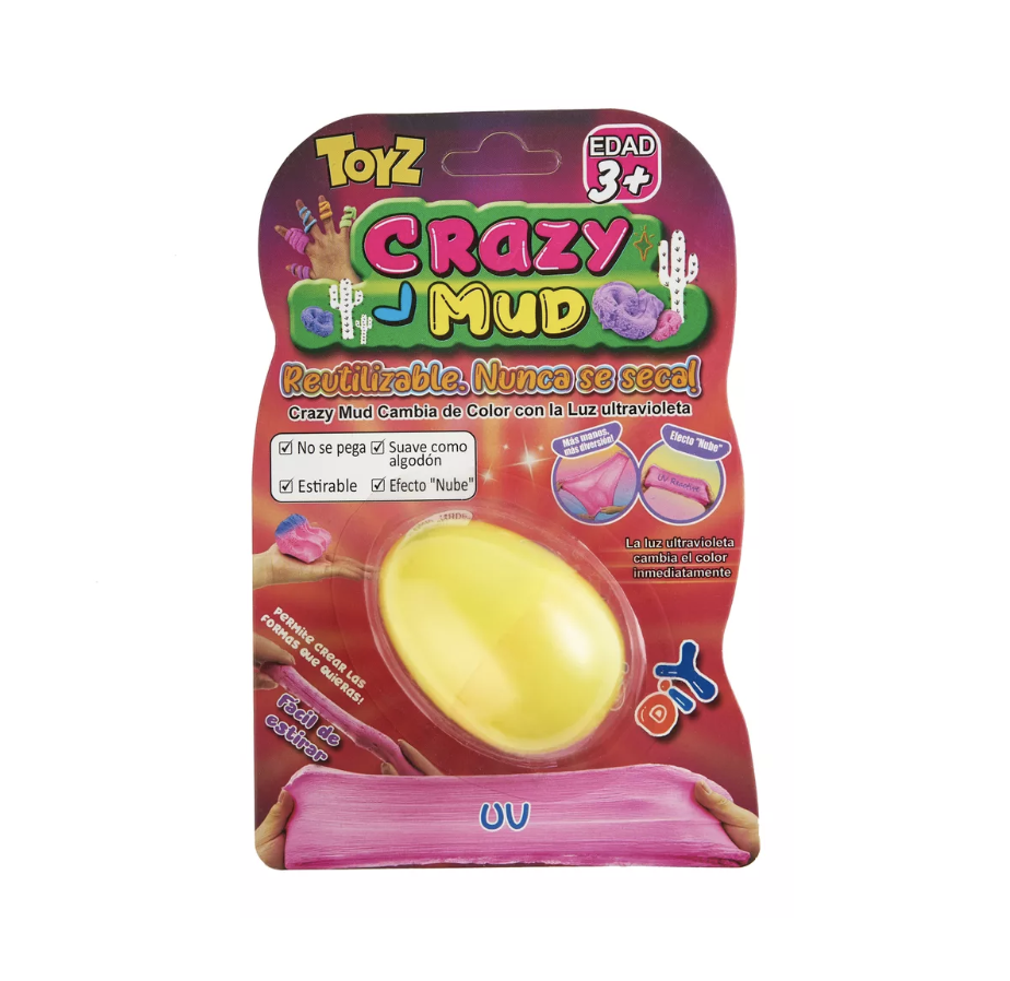 Crazy Mud UV huevo en blister