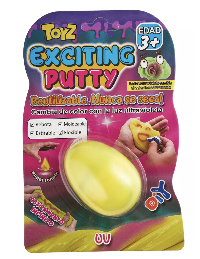 Exciting Putty UV huevo en blister
