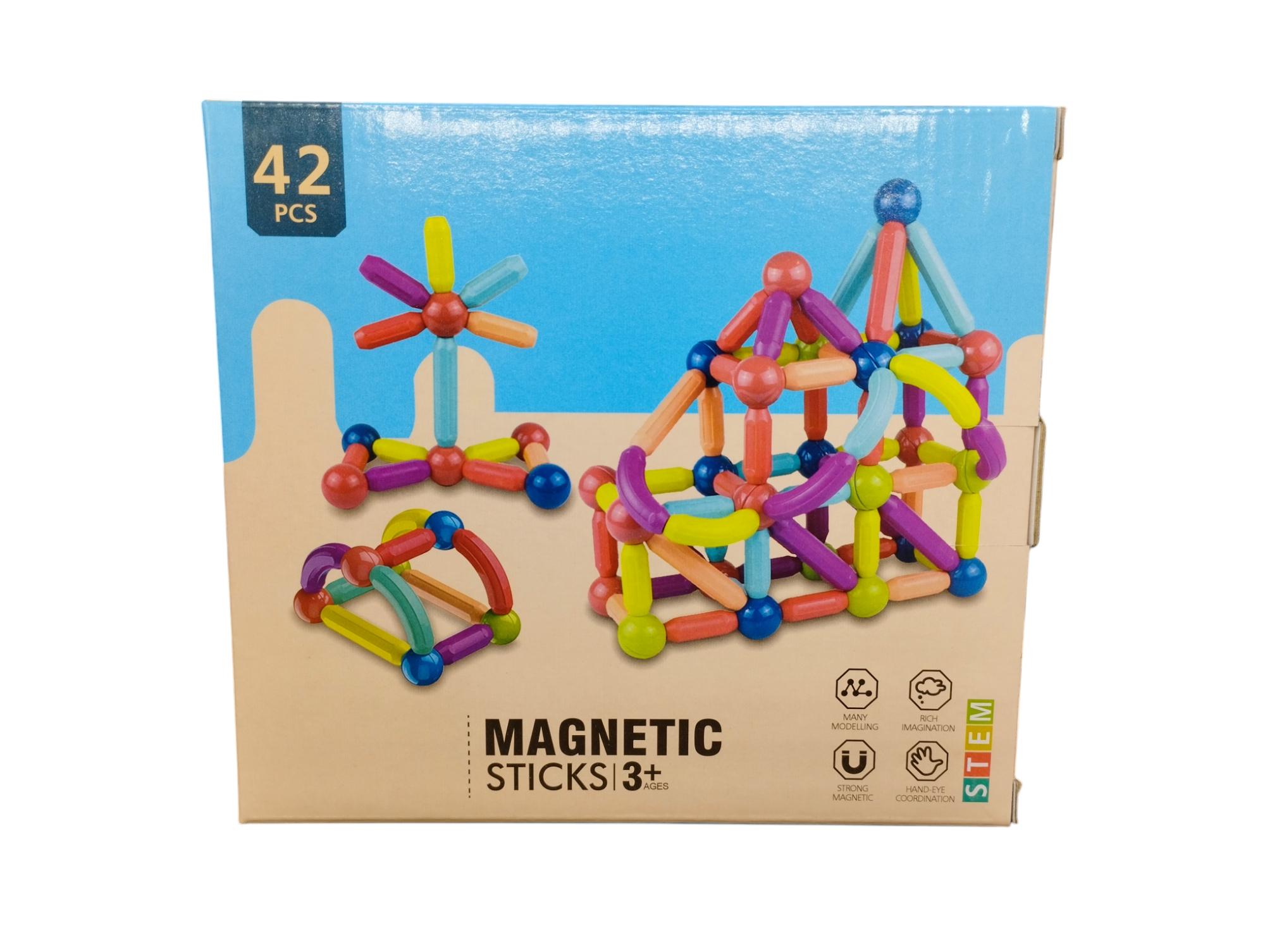 Magnetic Sticks en caja 42 pzs