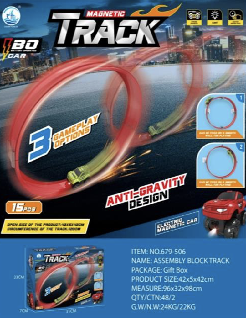 Pista de Autos High Speed Track 15PCS