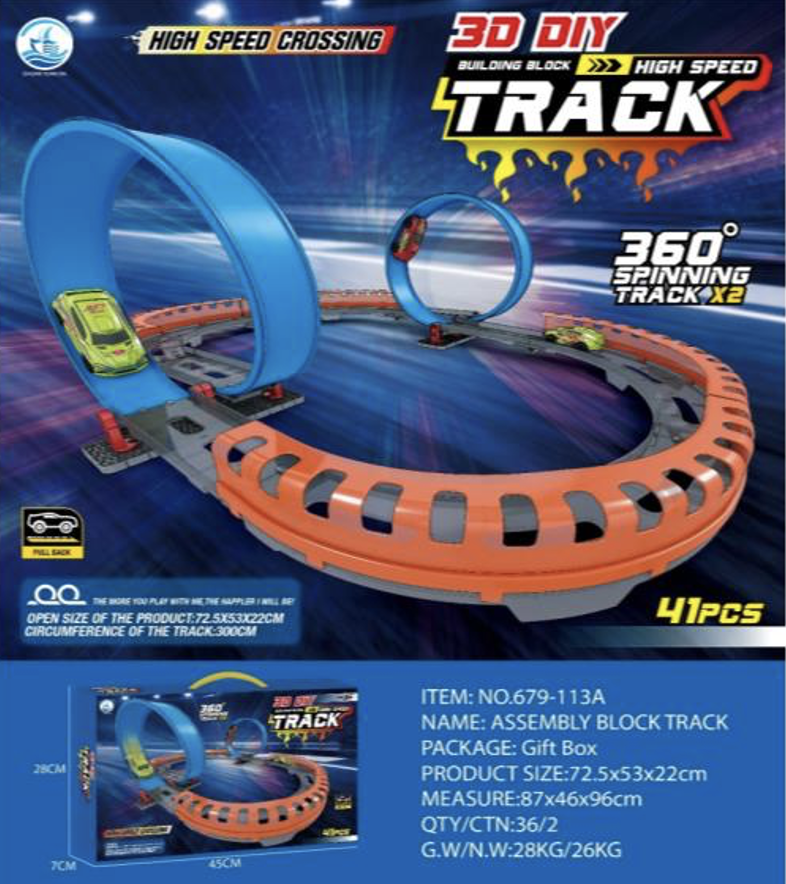 Pista de Autos High Speed Track 41 PCS