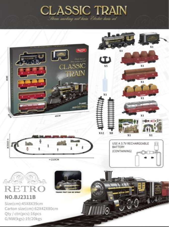 Tren A Escala Transport Classic Train