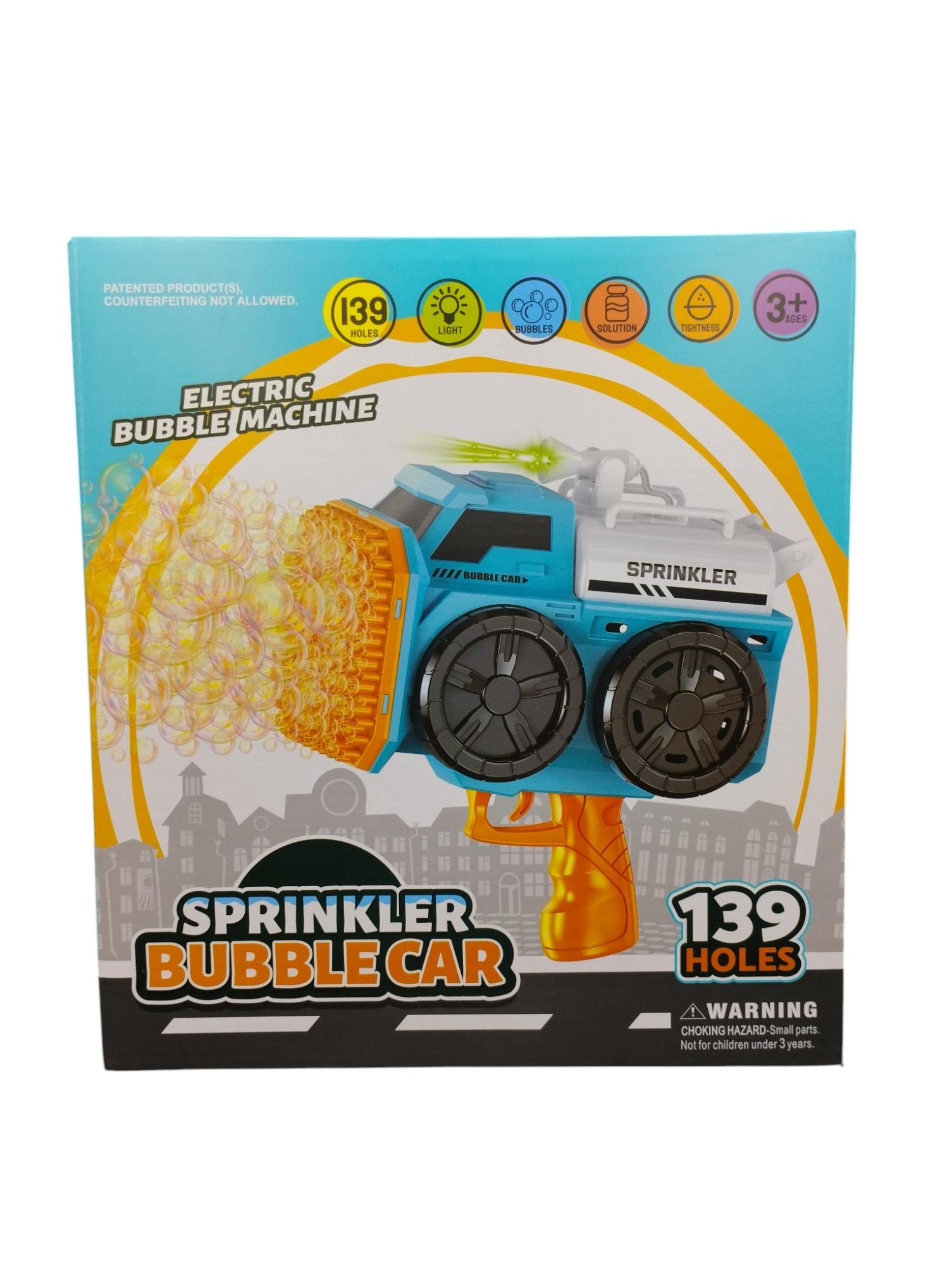 Pistola de Burbujas Sprinkler Bubble Car