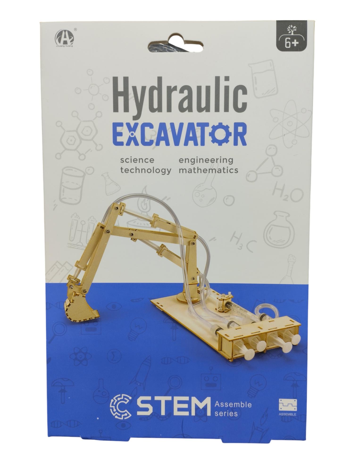 Retro Excavadora Neumatica para Armar en MDF