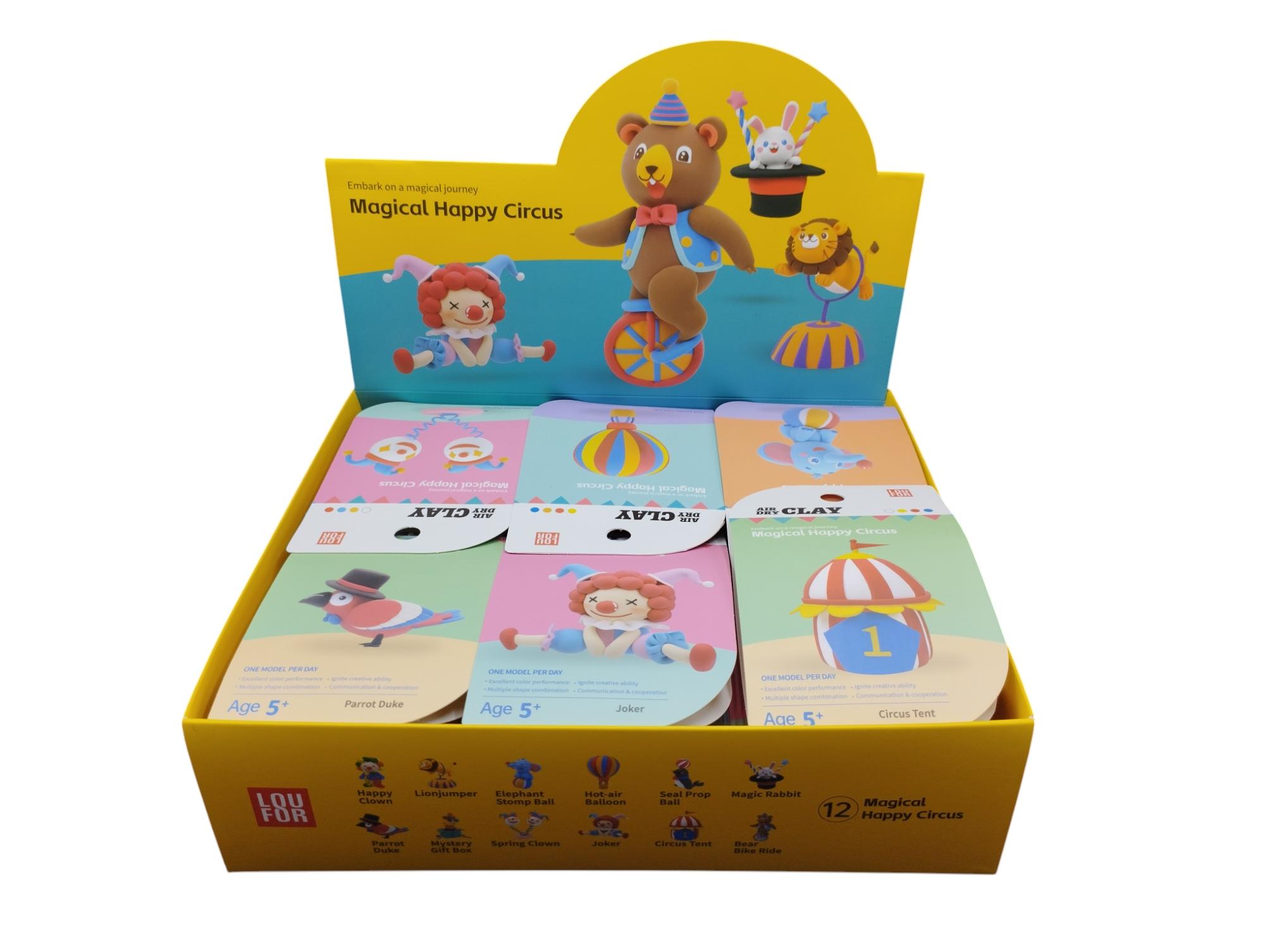Masa Air Dry Clay x12 Unidades en Caja Exhibidora