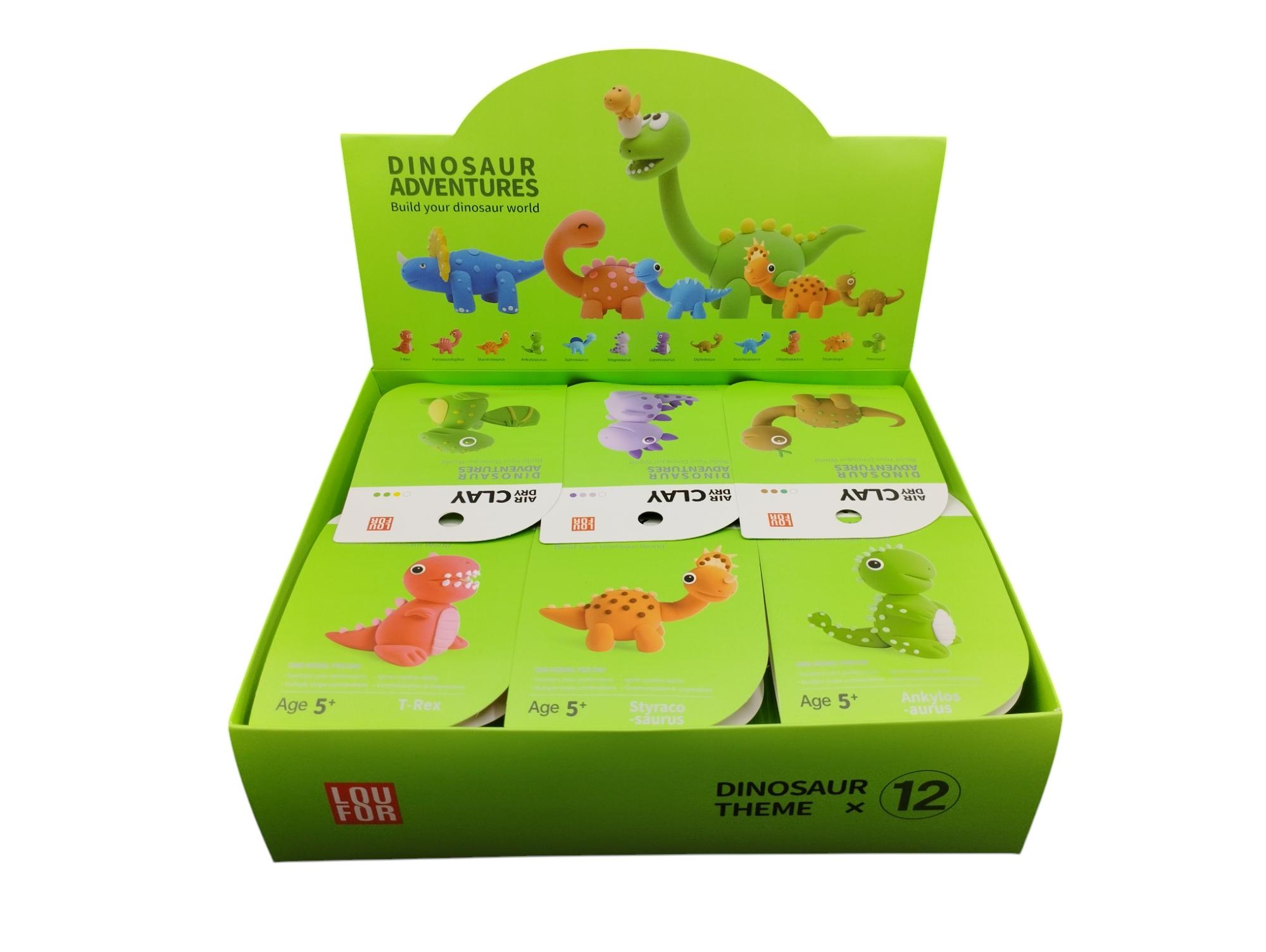 Masa Air Dry Clay x12 Unidades en Caja Exhibidora