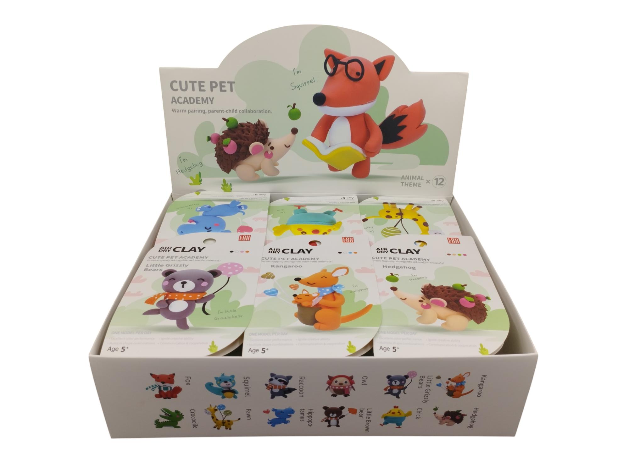 Masa Air Dry Clay x12 Unidades en Caja Exhibidora