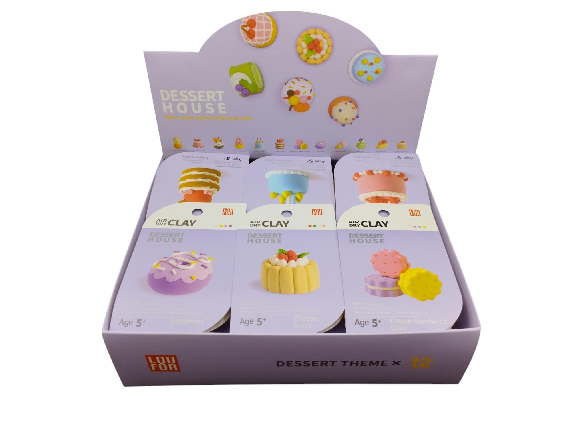 Masa Air Dry Clay x12 Unidades en Caja Exhibidora