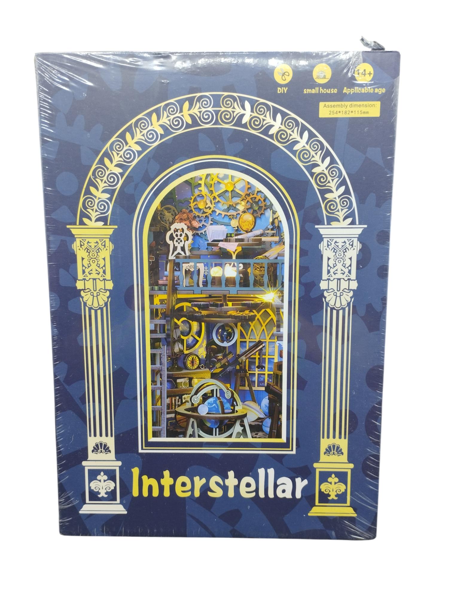 Interstellar Book Nook para Armar en MDF