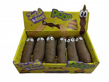 Squeeze Estirable Poop en Caja Exhibidora x12