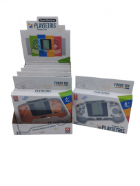 Tetris game console en caja transparente x6