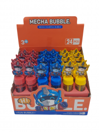 Burbujero Robot en Caja Exhibidora x24