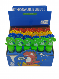 Burbujero Dino en Caja Exhibidora x24