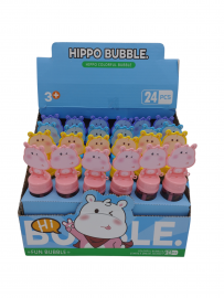 Burbujero Hipopotamo en Caja Exhibidora x24