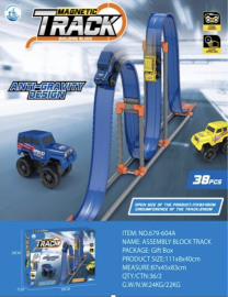 Pista de Autos High Speed Track Anti Gravedad 38PCS