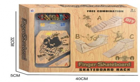 Rampas Finger Skateboard MDF