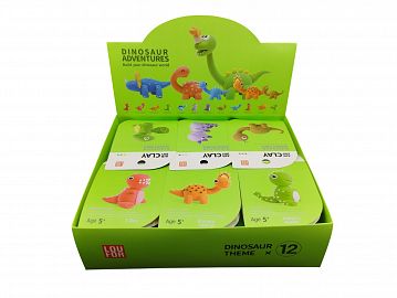 Masa Air Dry Clay x12 Unidades en Caja Exhibidora