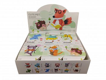 Masa Air Dry Clay x12 Unidades en Caja Exhibidora